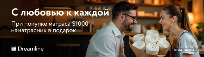 Dreamline подарок при заказе