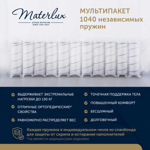 Матрас Materlux Multimolla Ultracomfort серии Esclusivo