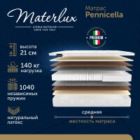 Матрас Materlux Pennicella 140х190 серии Esclusivo