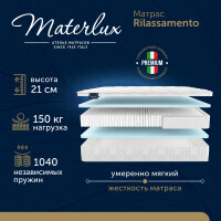 Матрас Materlux Rilassamento 160х200 серии Esclusivo