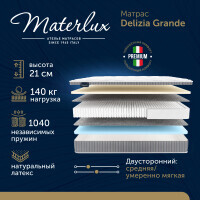 Матрас Materlux Delizia Grande 140х200 серии Esclusivo